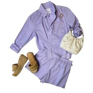NEW CISSA women's daily shirt in wisteria